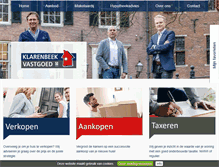 Tablet Screenshot of klarenbeekvastgoed.nl